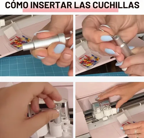 Vista 6 de THANMAO 40 cuchillas de repuesto compatibles con máquinas de corte Explore Air 2/Air 3/Maker/Maker 3/4, incluye 40 cuchillas de corte profundo