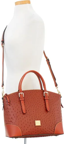 Vista 4 de Dooney Bourke Bolsa abovedada de avestruz