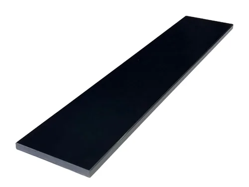 Vista 9 de Umbral de Mármol Artificial Súper Negro para Bordillo de Ducha, Protector contra Salpicaduras de Tocador de Baño, Alféizar de Ventana, Transiciones