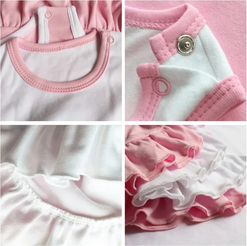 Vista 4 de Fruit BlackBerry Pattern Cute Dresses, Newborn Infant Baby Girls Princess Dress, Kids Novelty Ruffles Cotton Clothes