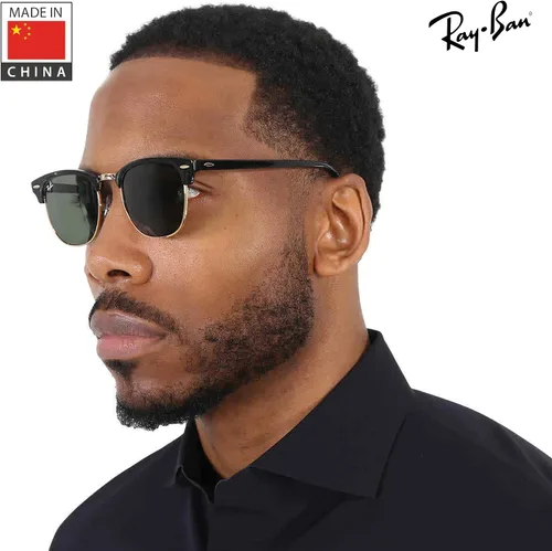Vista 7 de Ray-Ban RB3016F CLUBMASTER Square Shaped Sunglasses for Men & Women with Official RAYBAN Eyewear Kit
