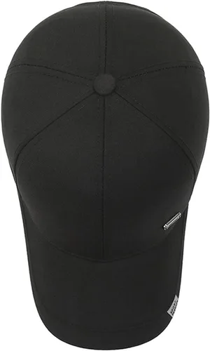 Vista 6 de talajee Gorra de béisbol de algodón para hombre y mujer, ajustable, para papá, color negro, para golf, de perfil bajo