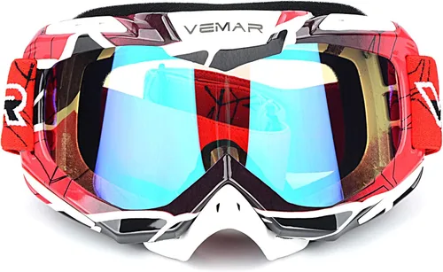 Vista 8 de Gafas de motocicleta y motocross para carreras de cuatrimoto (ATV), de bicicleta en tierra, de todoterreno y carrera táctica de motocicleta