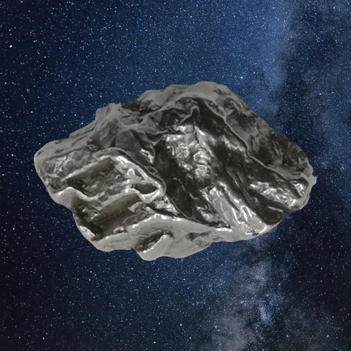 Vista 8 de happylandgifts® Estrella fugaz para él y ella con certificado personalizado Meteorito de hierro para entusiastas del espacio y la NASA 6º