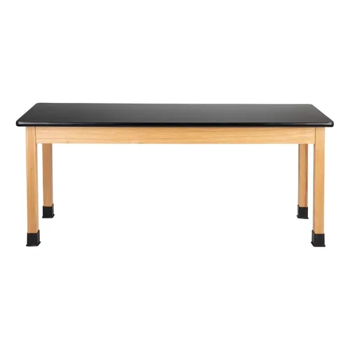 Vista 6 de Learniture Mesa de laboratorio científico con parte superior laminada de alta presión (24 pulgadas de ancho x 72 pulgadas de largo)