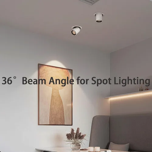 Vista 4 de Drart Foco LED PAR16 de 5 W, bombilla halógena corta regulable equivalente a 50 W, repuesto LED para bombilla halógena, base de tornillo E26, 120 V