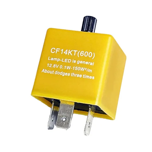 Vista 9 de SOCAL-LED LIGHTING 3-Pin CF13 JL-02 EP34 Relé intermitente LED electrónico de velocidad ajustable para bombillas de intermitente de reparación