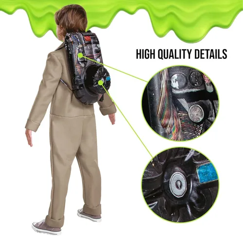 Vista 3 de Disguise Paquete de protones inflable de Cazafantasmas para niños Metálico