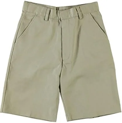 Vista 2 de Universal Flat Front pantalones cortos unisexcaqui, 12