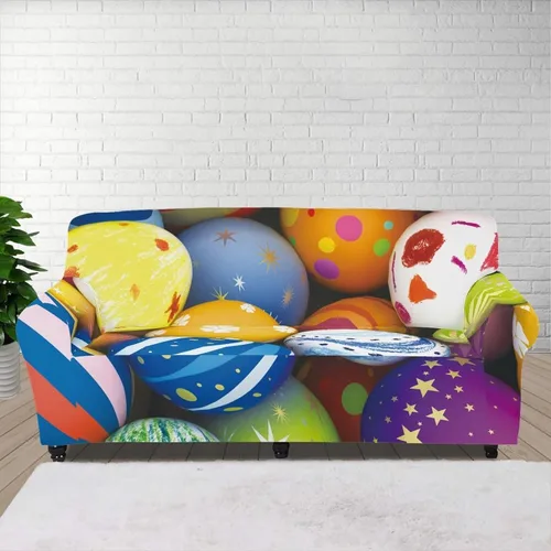 Vista 28 de Fundas aztecas para sofá, lavables e impermeables, fundas elásticas para sofás y sofás, a prueba de polvo, fundas elásticas para sofá de 1 cojín