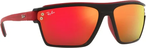 Vista 10 de Ray-Ban Rb4370m Scuderia Ferrari Collection Square Sunglasses