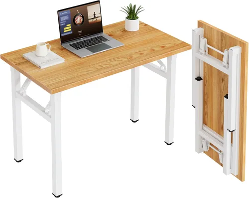 Vista 20 de Need Escritorio pequeño plegable para computadora, mesa de escritura