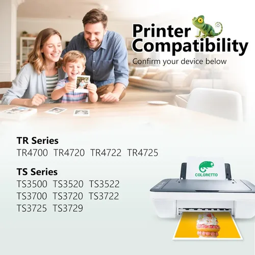 Vista 2 de COLORETTO PG-275XL Cartuchos de tinta negra para Canon 275 Cartuchos de tinta negra 275XL para impresoras Canon TS3722 TS3720 TR4700 TR4720 TS3522