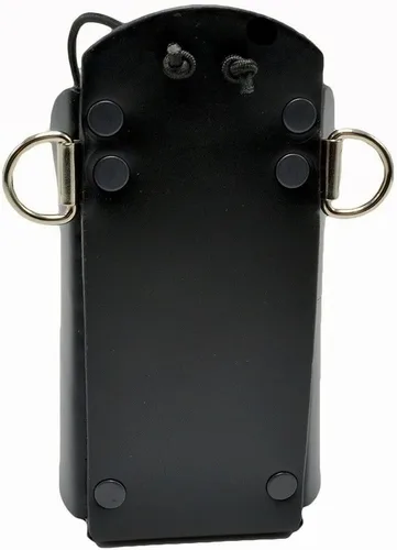 Vista 2 de Funda de cuero universal para radio de dos vías con banda elástica ajustable para bomberos, EMT y aplicación de la ley Band for Firefighter, EMT