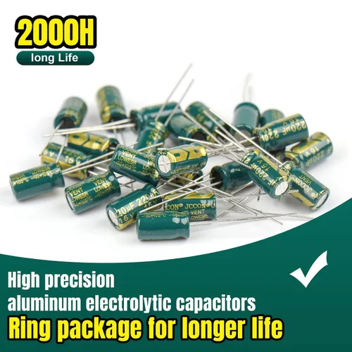 Vista 3 de 925Pcs 36Values Aluminio Electrolítico Capacitor Surtido Kit Lowesr Capacitores Surtidos Kits 1uF 4.7uF 10uF 22uF 47uF 100uF 220uF 330uF 470uF 680uF