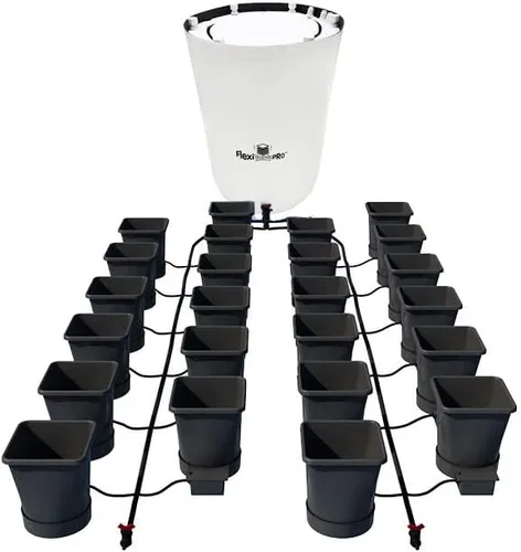 Vista 15 de AutoPot Sistema de 12 ollas XL con macetas de plástico de 6.6 galones y FlexiTank de 60 galones, sistema hidropónico de riego automático alimentado