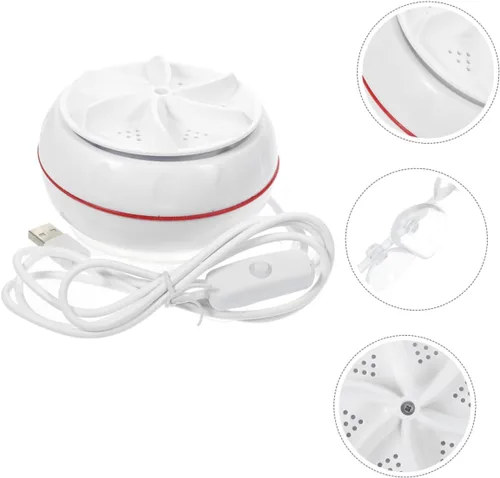 Vista 5 de DOITOOL Mini lavadora portátil con carga USB para ropa interior y calcetines de viaje, ropa interior y calcetines, ligera y compacta con diseño