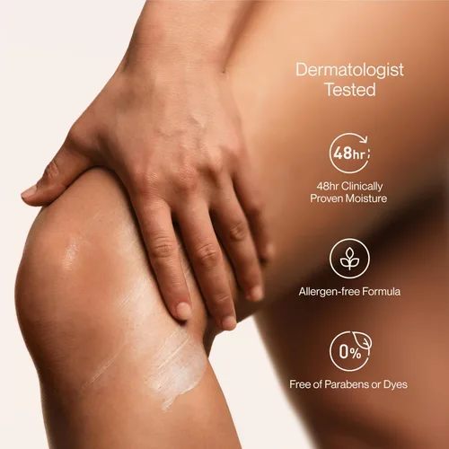 Vista 4 de Suave Loción calmante de hidratación para manos y cuerpo con aloe vera que refresca la piel seca, de absorción rápida, crema hidratante intensiva