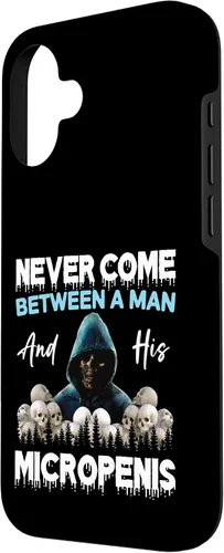 Vista 2 de Funda divertida para iPhone 16 Man and Micropenis Cringe Weird Stupid Meme