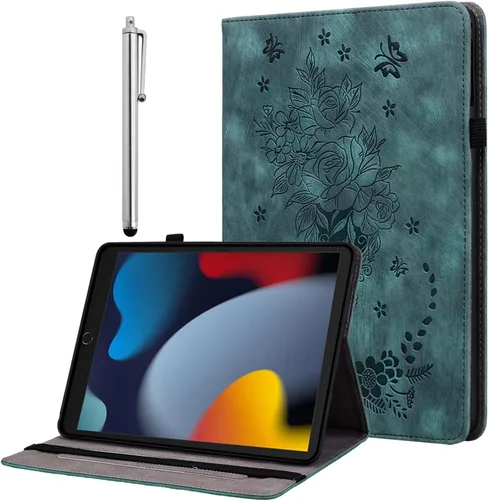 Vista 33 de Funda para iPad Air 3ª Generación 2019/iPad Pro 10.5 Pulgadas 2017, Cubierta de Cuero PU Plegable Multi-Ángulo con Auto Despertar/Dormir y Soporte