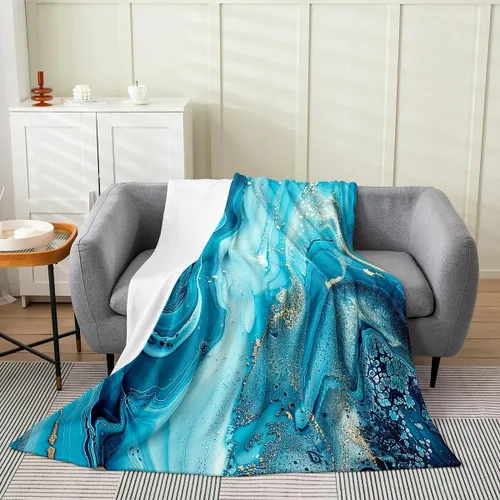Vista 14 de Erosebridal Manta de hojas para niños, niñas y hombres, manta de forro polar colorida, manta de cama de hojas de mandala bohemio, 30 x 40 pulgadas