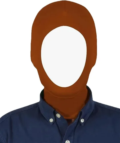 Vista 26 de Máscara unisex con capucha Zentai abierta para fiestas de disfraces