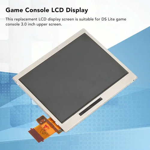 Vista 2 de Zyyini Reemplazo de pantalla LCD de 3.0 pulgadas, pantalla táctil LCD multiusos para consola de juegos DS Lite