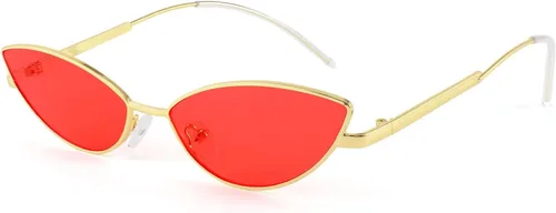 Vista 31 de FEISEDY Gafas de sol de diseñador de moda Retro pequeños pétalos forma arco templo diseño B2298