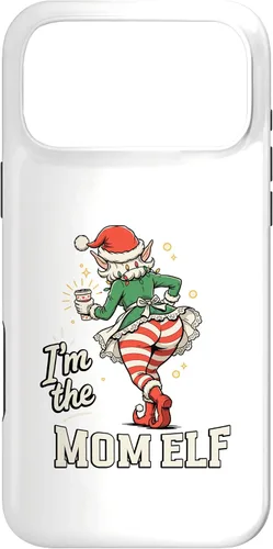 Vista 22 de I'm The Mom Elf Funny Matching Family Christmas Group Case for iPhone 16