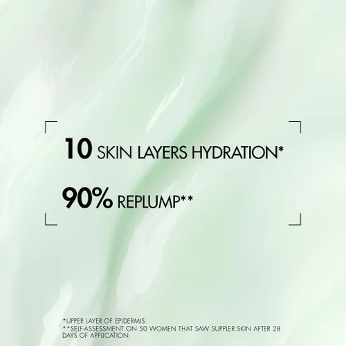 Vista 5 de Biotherm Aquasource Hyalu Plump Gel para pieles normales a grasas. Con ácido hialurónico regenerador y plancton biotecnológico regenerador para una