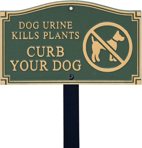 Vista 10 de SmartSign Designer Beware of Dog Placa/Marcador/Letrero con Estaca de 18 pulgadas de Alto Letrero de Metal de Aluminio de 5.75" x 9.5