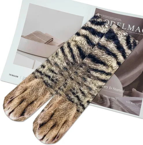 Vista 4 de Nackiy Regalos divertidos 3D con diseño de pata de animal para adultos, mujeres, hombres, adolescentes, regalos de Navidad