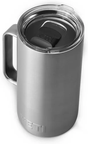 Vista 9 de YETI Rambler - Taza de acero inoxidable aislada al vacío con tapa MagSlider, 24 onzas