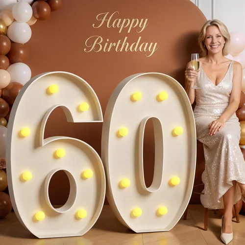 Vista 98 de Kit de tablero de espuma precortada de espuma precortada para 7º y 70º cumpleaños con números 7 grandes de 3 pies Número 7