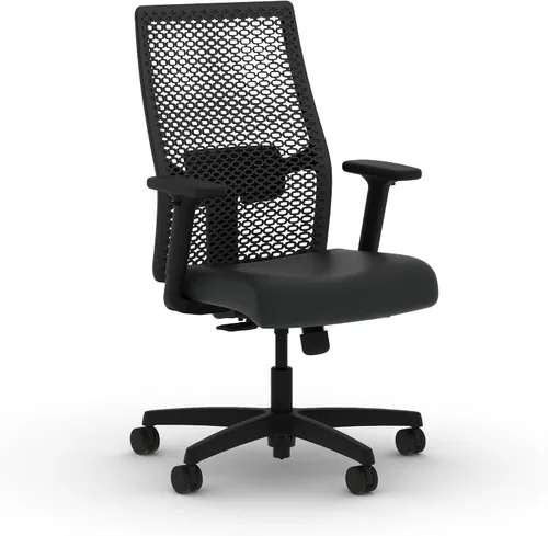 Vista 21 de HON Ignition 2.0 ReActiv - Silla de oficina ergonómica, silla de escritorio de malla con soporte lumbar, inclinación de sincronización avanzada
