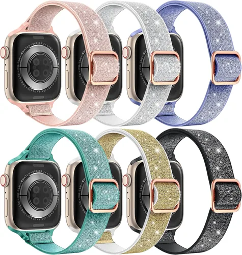 Vista 17 de LETOID Correas elásticas diseñadas para Apple Watch Band de 1.496 pulgadas, 1.575 pulgadas, 1.614 pulgadas, 1.654 pulgadas, 1.732 pulgadas, 1.772