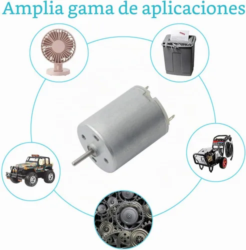 Vista 4 de Motor CC 3V-12V 280 Micro Motor 1.654 x 0.945 in para barco RC Modelo Juguetes DIY (paquete de 5)