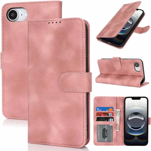 Vista 68 de Funda tipo cartera para iPhone 8 Plus iPhone 7 Plus con tarjetero para iPhone 8 Plus, funda tipo cartera para mujeres y hombres, de piel sintética
