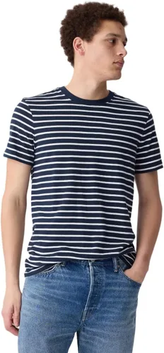 Vista 34 de Camiseta de cuello redondo Gap para hombre, mangas cortas, estilo casual Negro
