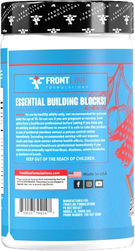 Vista 3 de Amino Flood de formulaciones de primera línea - Fórmula de recuperación e hidratación BCAA + EAA - Soporte muscular, electrolitos y resistencia