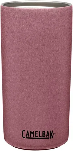 Vista 7 de CamelBak MultiBev - Botella de agua con aislamiento de acero inoxidable y taza de viaje Rosa Terracota/Rosa Camelia