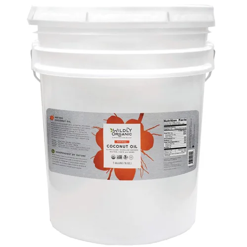 Vista 8 de Wildly Organic Aceite de coco refinado, 128 onzas líquidas, 1 galón