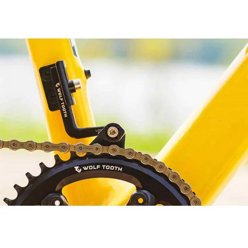 Vista 3 de Wolf Tooth LoneWolf Aero Chainguide - Soporte mediano de soldadura componentes del tren motriz de bicicleta