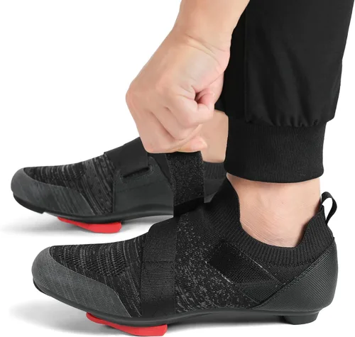 Vista 6 de Zapatos de ciclismo unisex compatibles con Peloton Bike y SPD Indoor Road Riding Ciclismo Zapatos de bicicleta con tacos Delta incluidos