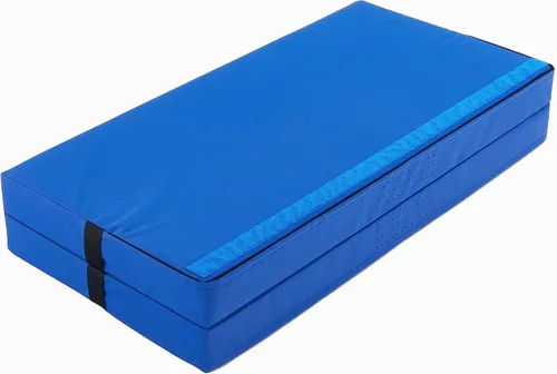 Vista 3 de We Sell Mats Bifolding Gymnastics Crash Landing Mat Pad, Safety for Tumbling, Back Handspring Training and Cheerleading Negro