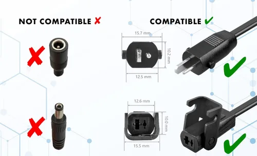 Vista 2 de Cable de alimentación para silla reclinable y elevadora, transformador de fuente de alimentación de pared de repuesto para Limoss, reclinables