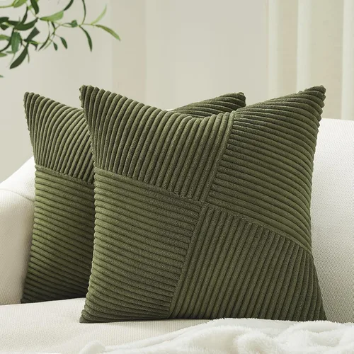 Vista 8 de Topfinel Juego de 2 fundas de almohada decorativas negras de 16 x 16 pulgadas para sofá, cama, decoración rústica estilo bohemio para el hogar