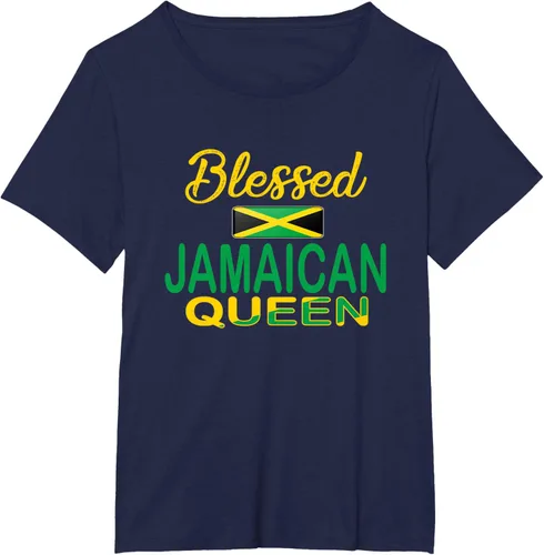 Vista 18 de Blessed Jamaicana Queen Jamaicana para mujer Jamaicana, Negro