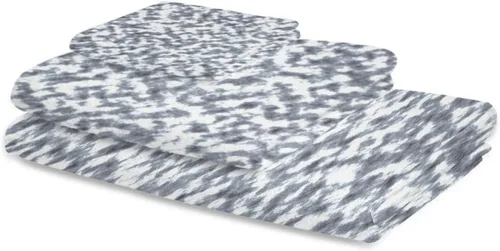 Vista 2 de Abstract Grey Bath Towels for Bathroom Set - Luxury Towels Gifts for Women,Quick Dry Beach Kitchen Hand Hair Face Yoga Workout Gym Towel and Dish