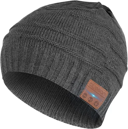 Vista 7 de Gorro Bluetooth con auriculares para deportes al aire libre, regalo Negro